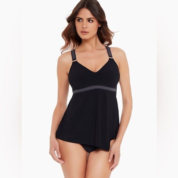 Magicsuit Star-Studded Carly Tankini Top Swimwear swimsuit Top black - Picture 1 of 13